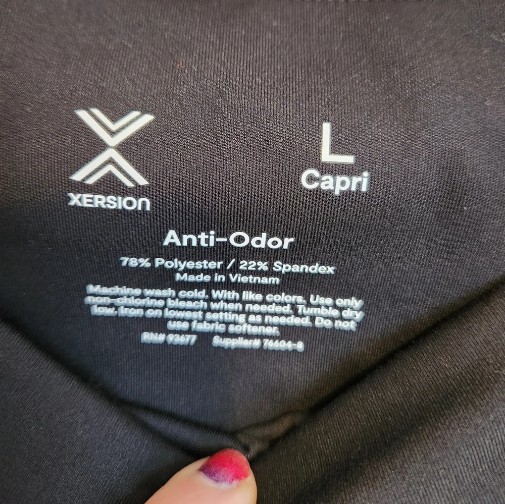 NWT Xersion Anti Odor Pants.  Size L - Picture 2 of 5